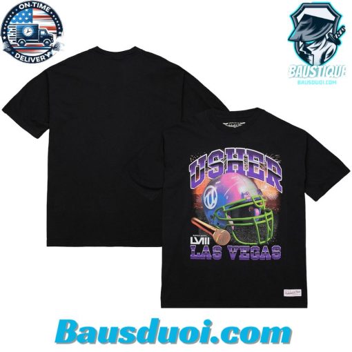 Usher Super Bowl LVIII Collection Mitchell & Ness Event Night TShirt