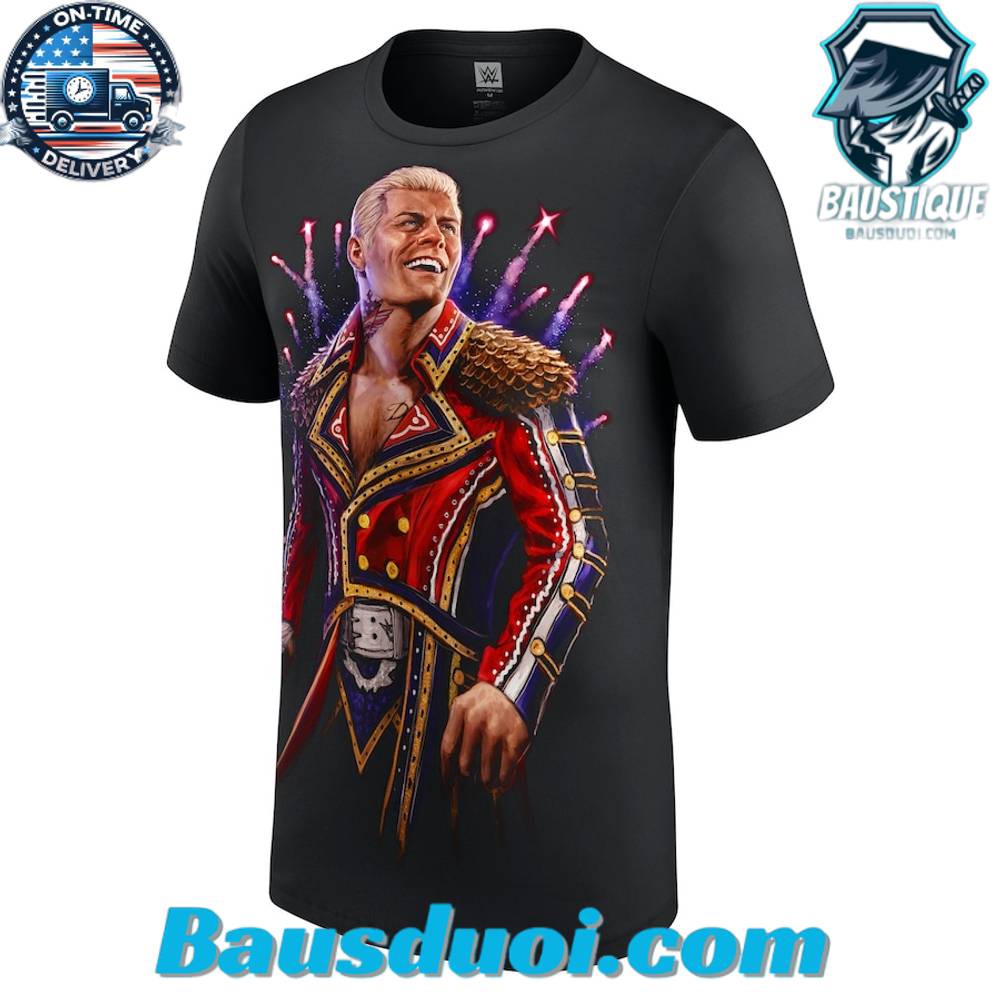 WWE Cody Rhodes Portrait T-Shirt 3D - Bausduoi