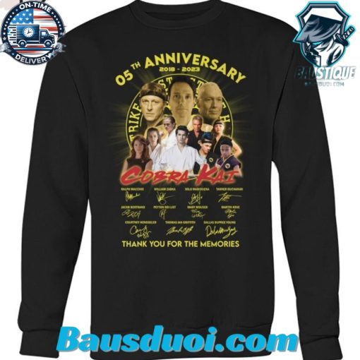 5th Year Celebration Cobra Kai Memories T-Shirt
