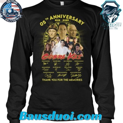 5th Year Celebration Cobra Kai Memories T-Shirt