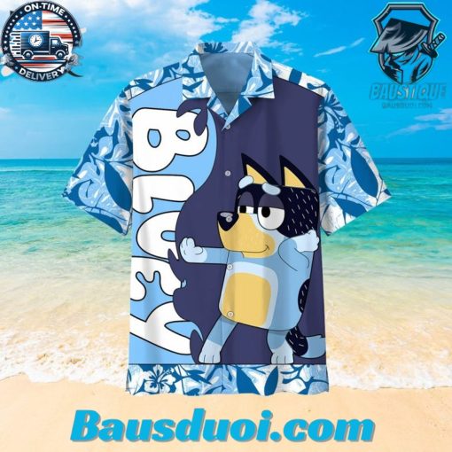 Bluey Hello Summer 3D Hawaiian Shirt