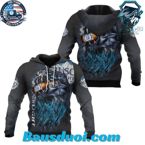 Busch Light Predator In The Night Hoodie