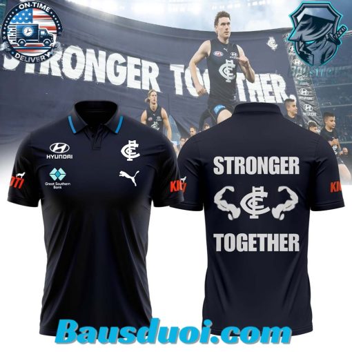 Carlton Blues Stronger Together Polo Shirt