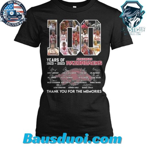 Century of Arkansas Razorbacks Commemorative T-Shirt