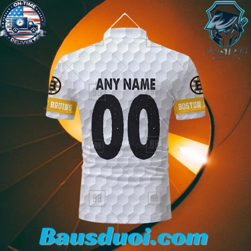 Golf Mix Boston Bruins CUSTOM Polo Shirt