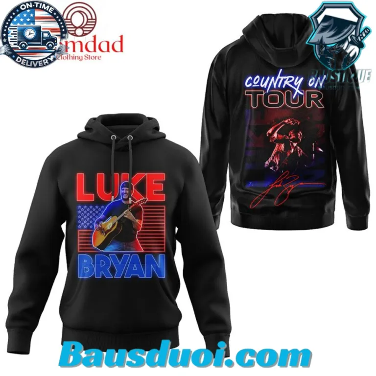 Luke Bryan Country On Tour Fan Hoodie 1 v4so1
