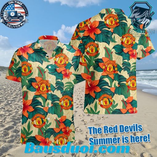 Manchester United Cool Beachy Hawaiian Shirt
