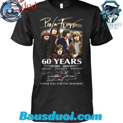 Pink Floyd 60 Years 1965 2025 Memories TShirt