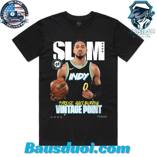 SLAM Cover Tee Tyrese Haliburton Indiana Pacers tshirt