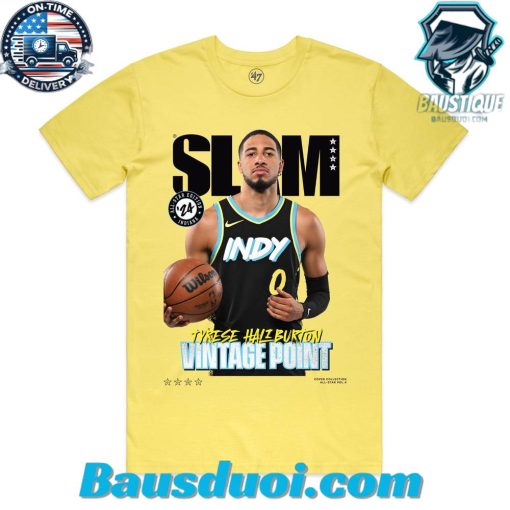 SLAM Cover Tee Tyrese Haliburton Indiana Pacers tshirt
