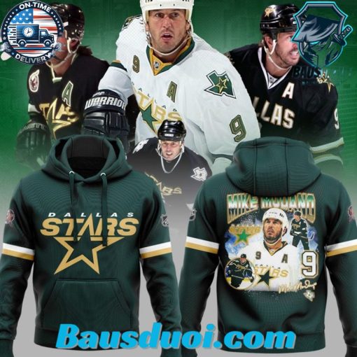 Special Costume Combo Commemorating Mike Modano 9 For Fans Of The Dallas Stars Hoodie Jogger Pants Cap