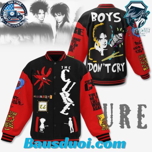 The Cure Boys Dont Cry Baseball Jacket