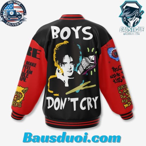 The Cure Boys Dont Cry Baseball Jacket