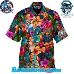 True Detective Synthwave Tropical Summer Hawaiian Shirt