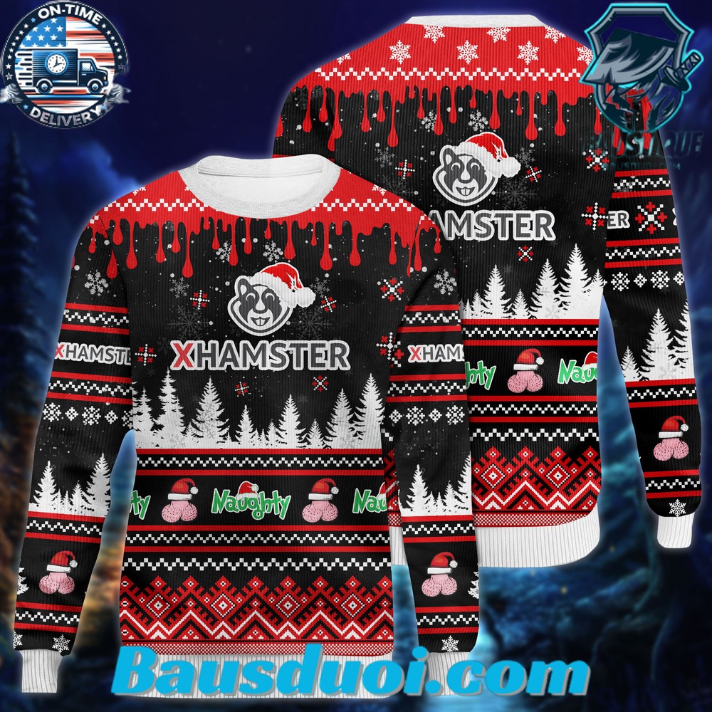 xHamster Naughty Christmas Ugly Sweater - Bausduoi