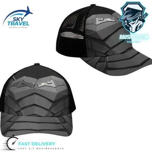 Batman Camo Black Trucker Hat