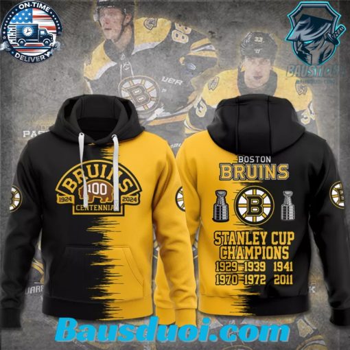 Boston Bruins Celebrating 100 Years Of Boston Bruins Apparels 3D Tshirt