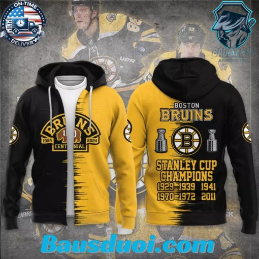 Boston Bruins Celebrating 100 Years Of Boston Bruins Apparels 3D Tshirt