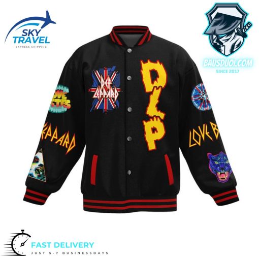 Def Leppard Hysteria When You are Near Baseball Jacket
