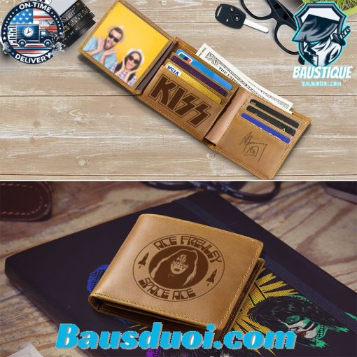 Kiss Band Ace Frehley Space ACE Leather Men Wallet