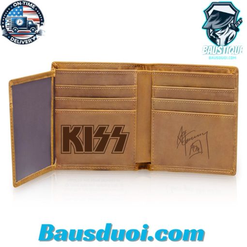 Kiss Band Ace Frehley Space ACE Leather Men Wallet