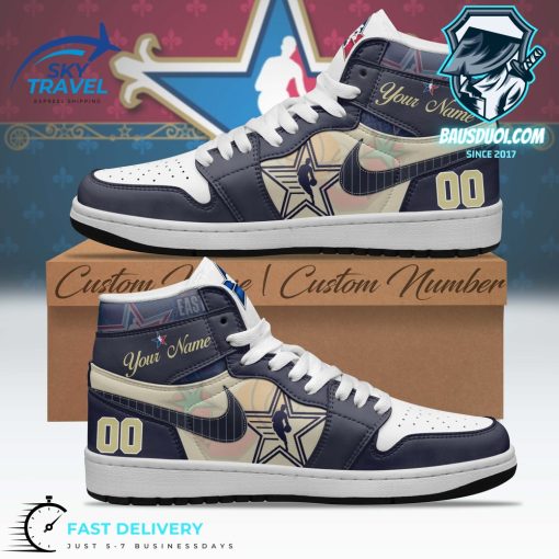 NBA All Star East Personalized Air Jordan 1 Sneaker