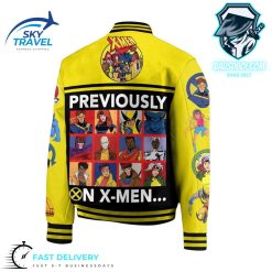 Previously On Xmen 97 Baseball Jacket