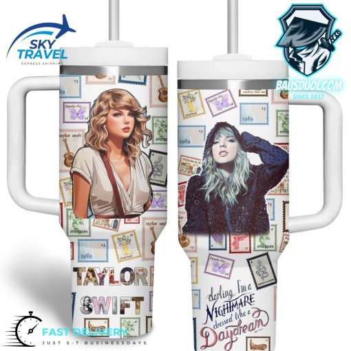 Taylor Swift Darling I’m A Nightmare Stanley Tumbler