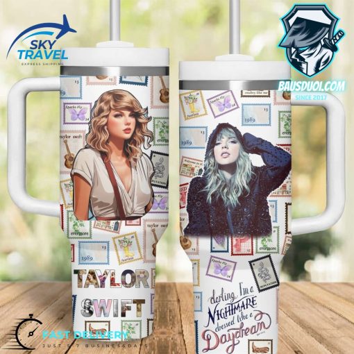 Taylor Swift Darling I’m A Nightmare Stanley Tumbler