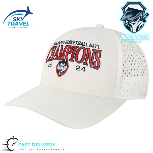 UConn Huskies Legacy Athletic 2024 NCAA Mens Basketball National Champions Hat