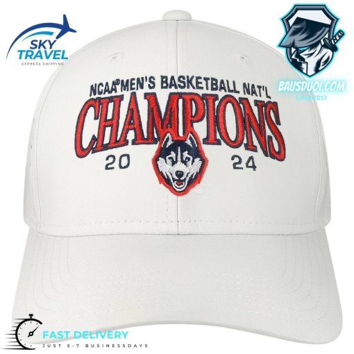 UConn Huskies Legacy Athletic 2024 NCAA Mens Basketball National Champions Hat