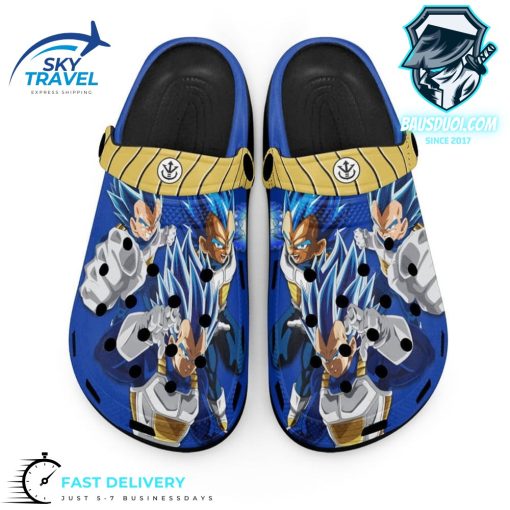 Anime Dragon Ball Vegeta Blue 3D Clog Shoes