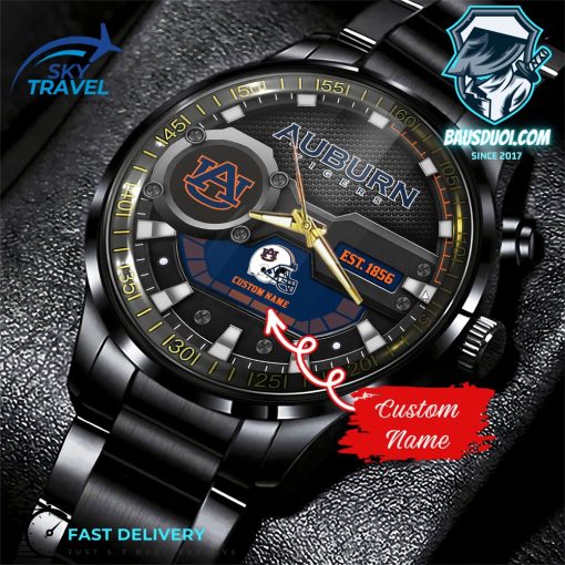 Auburn Tigers Black Fashion Watch
