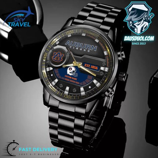 Auburn Tigers Black Fashion Watch