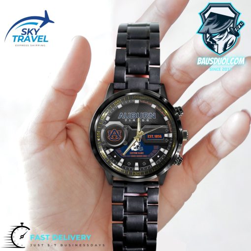 Auburn Tigers Black Fashion Watch