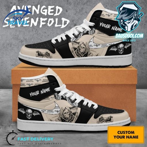 Custom Name Avenged Sevenfold Air Jodan 1 Sneaker