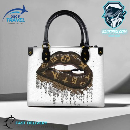 Louis Vuitton Lip Leather Handbag