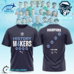 Manchester City History M4kers Premier League Victory Tee