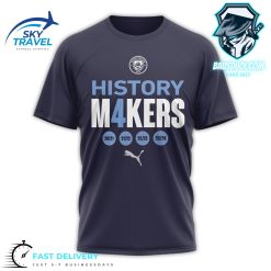 Manchester City History M4kers Premier League Victory Tee