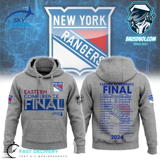 NHL New York Rangers 2024 Eastern Conference Finals Hoodie