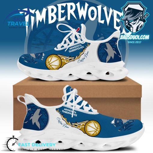 Personalized Minnesota Timberwolves NBA Max Soul Sneakers
