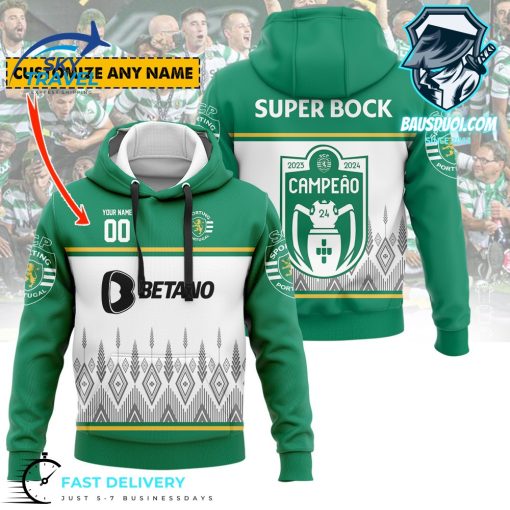 Personalized Sporting CP Super Bock 3D Hoodie