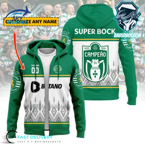 Personalized Sporting CP Super Bock 3D Hoodie