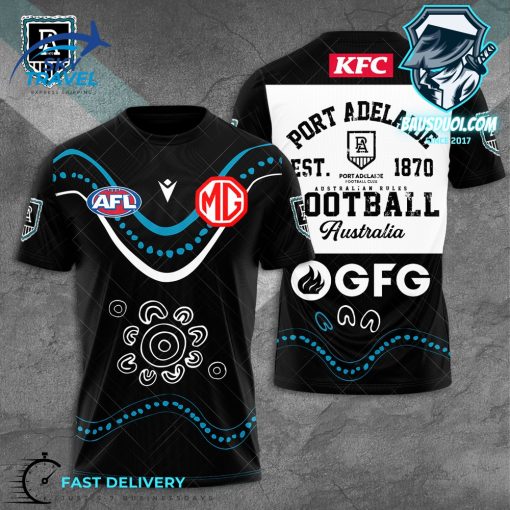 Port Adelaide Football Australia FC 3D Apparel TShirt
