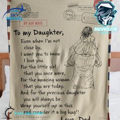 To Our Daughter Blanket