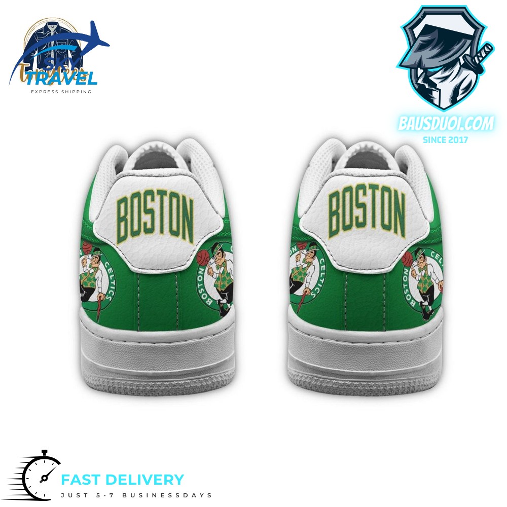 Boston Celtics Nba 2024 Different Here Air Force 1 Sneaker - Bausduoi