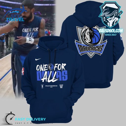 Dallas Mavericks One For All NBA Playoffs Hoodie