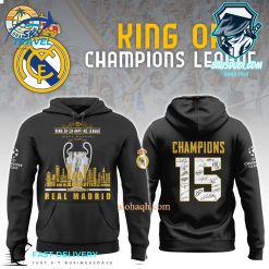 King Of Champions League Real Madird 15 2023 2024 Hoodie