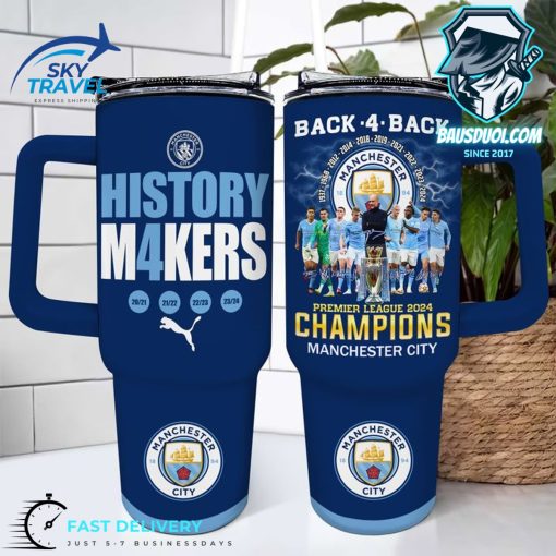 Manchester City History Maker EPL Champions Stanley Tumbler