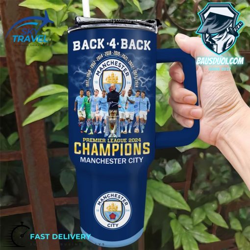 Manchester City History Maker EPL Champions Stanley Tumbler